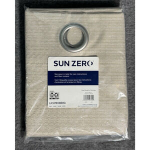 Sun Zero 40" x 63" Thermal Grommet Top Curtain Panel - Sand - ONE PANEL